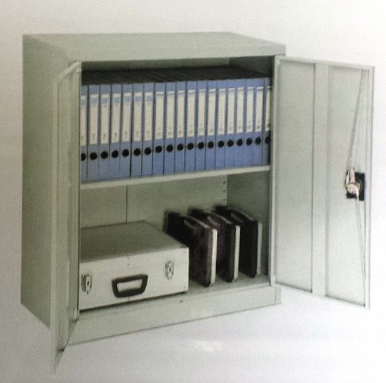 Stahlschrank Aktenschrank 2 Fächer Werkzeugschrank Metallschrank