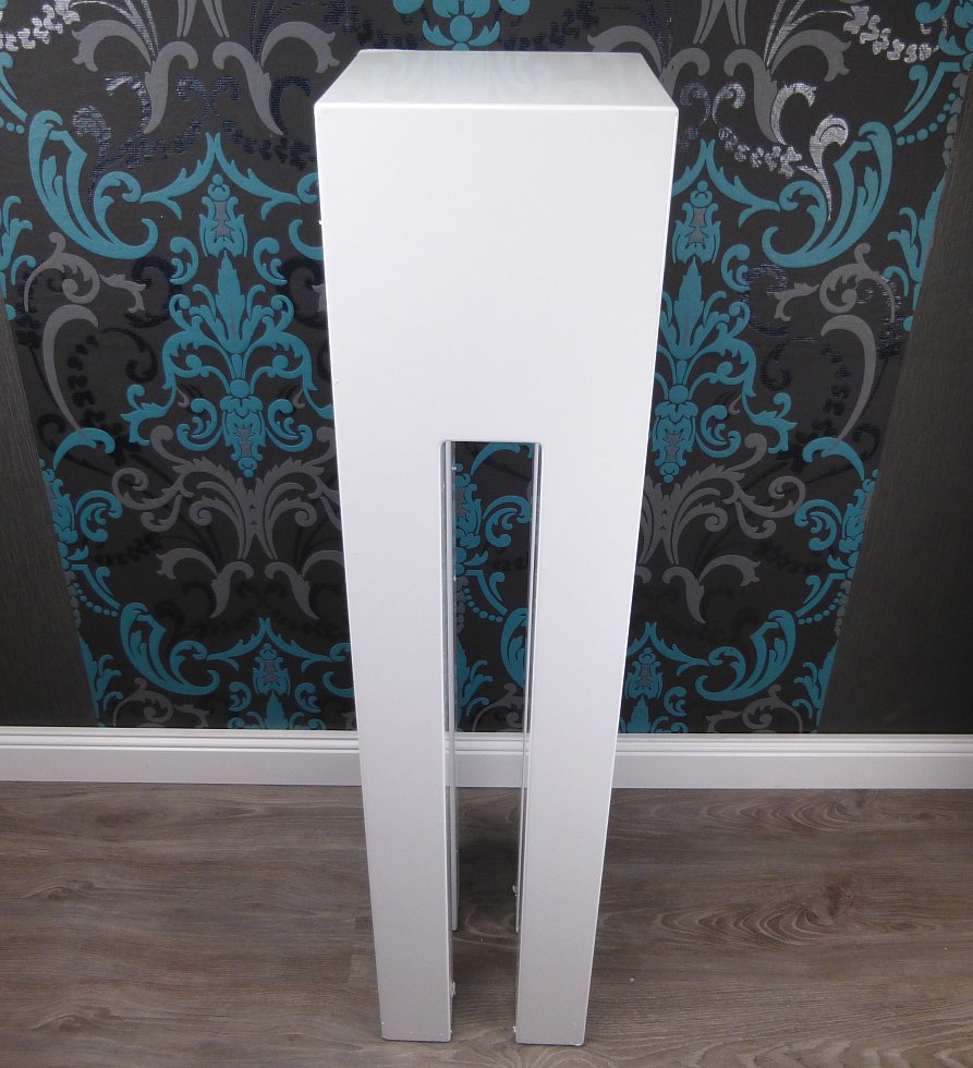 Dekosäule Säule weiß hochglanz GLOSS Impressionen Liamare 985203 eBay