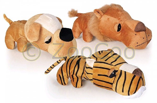 Hundespielzeug große Schnauze Spielzeug Plüsch Quietscht Löwe Tiger