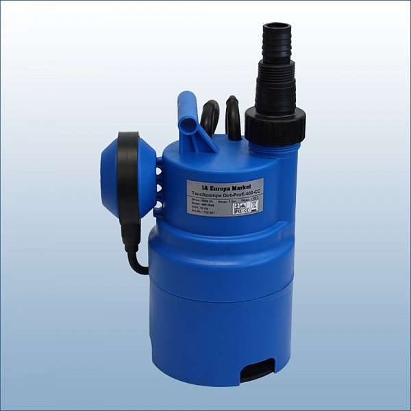 IBCTank Pumpe, Gartenpumpe, Schmutzwasserpumpe, Tauchpumpe DirtProfi