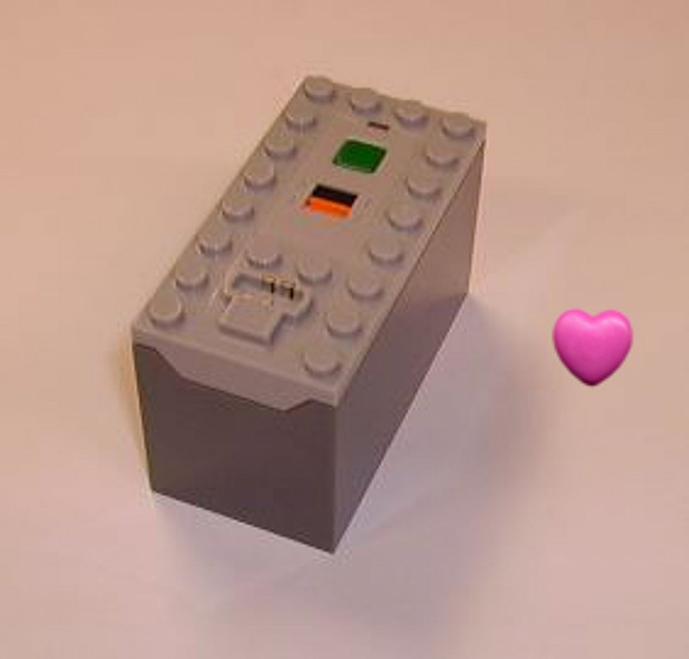 Lego ® Power FunctionsAAA Batteriebox/Battery Box 88000 + Lego ® Heart