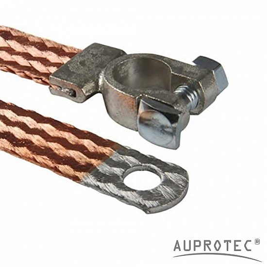 AUPROTEC Car Earth Strap Cable Battery Lead Flexible Tinned Copper