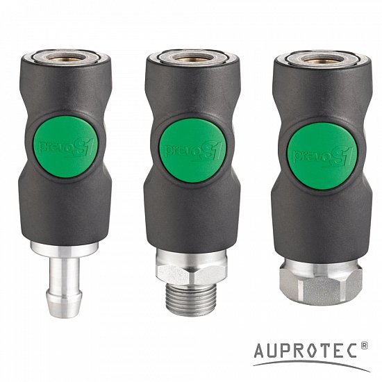 Compressor Air Hose Fittings Prevost S1 Quick Release Safety Couplings