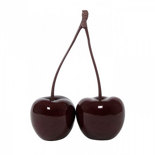 Deko xxl doppel kirsche deko tischdeko küche terrasse garten figur ...