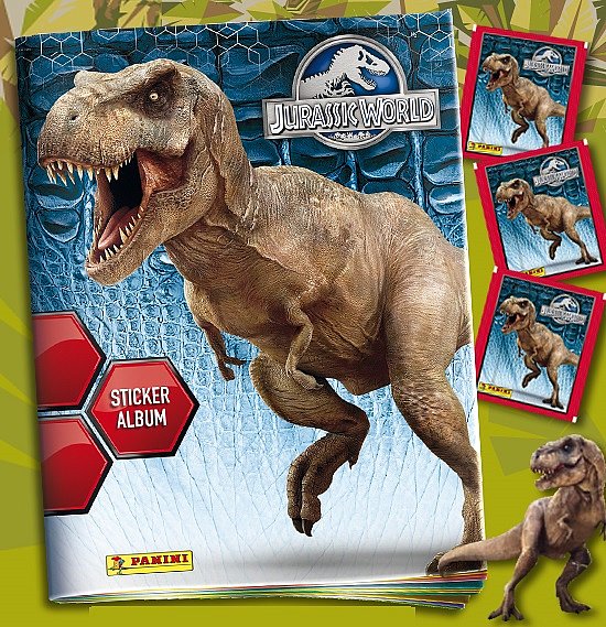 Panini Stickers Jurassic World Movie 2015 Dinosaur New Bags Display 