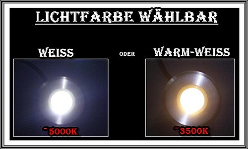 SET LED TERRASSENBELEUCHTUNG Einbaustrahler Terrasse Beleuchtung