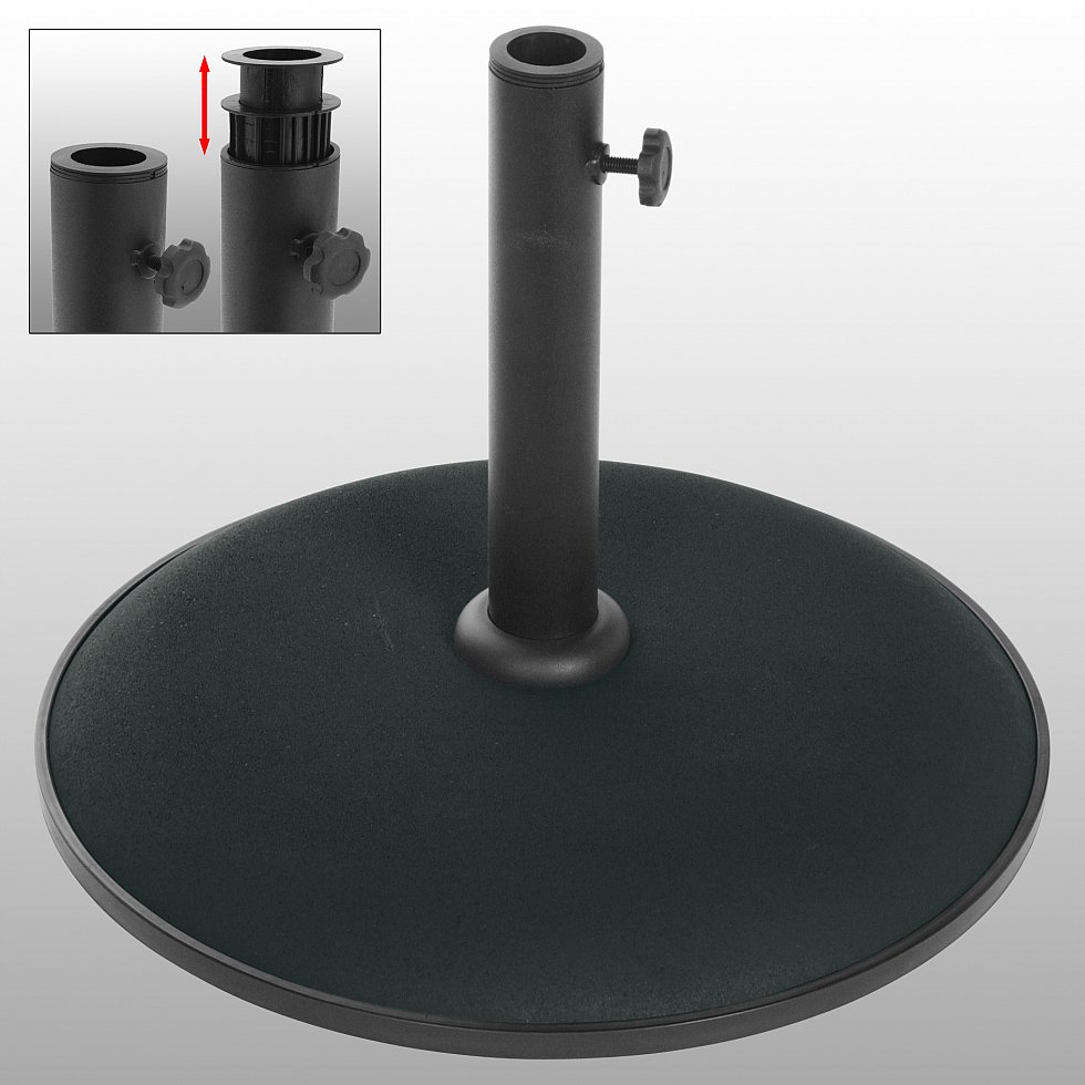 Schirmständer Schirmfuß Sonnenschirmständer Ständer schwarz Fuß