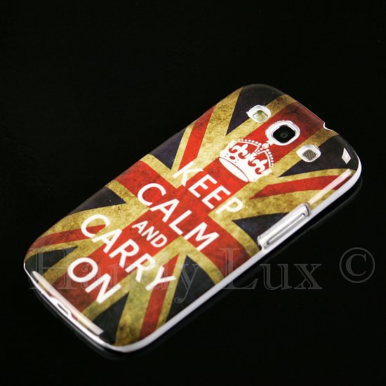 Samsung Galaxy S3 i9300 Hard Case Schutz Hülle Motiv Etui Keep Calm