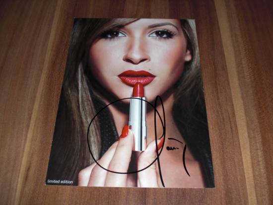 NEU AK Mandy Capristo *ALLER NEUSTE KARTE JAN. 2012*  