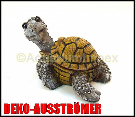 Aquarium Deko bewegliche Schildkröte mit Ausströmer Dekoration U 723