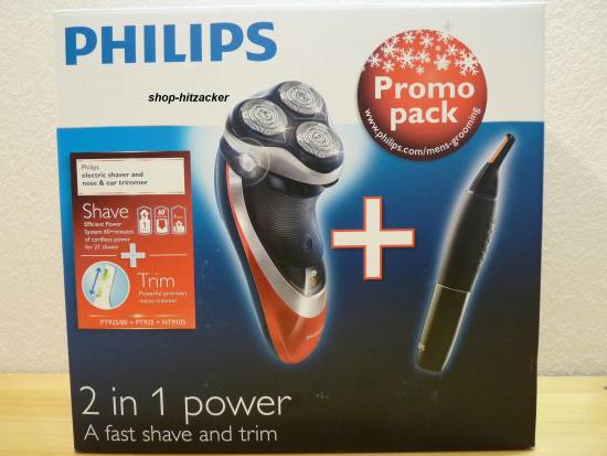 Philips Herrenrasierer PT925/80 inkl. Trimmer NT9105/10