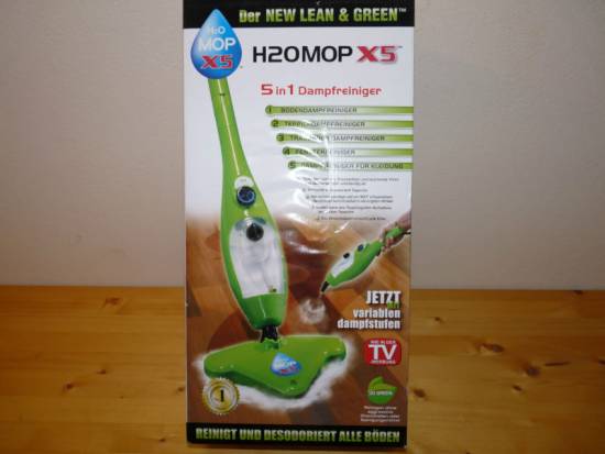 Dampfreiniger H2O Mop X5 **** 5 Geräte in einem**** NEU