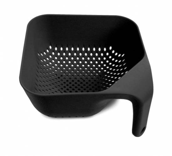 Joseph Joseph Sieb Square Colander schwarz mittel Kochsieb Mehlsieb