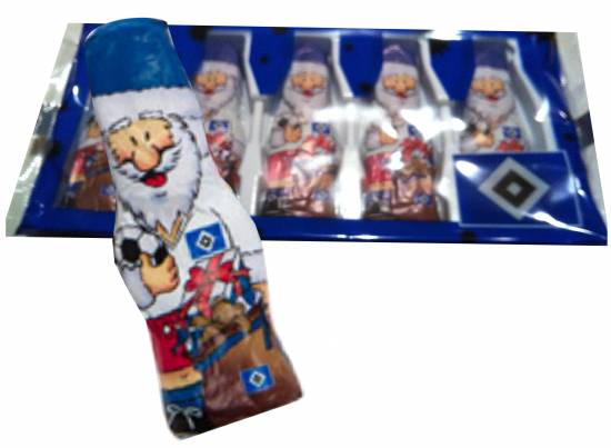 Bundesliga Weihnachten 2011 Nikolaus Weihnachtsmann mini 5x12,5g