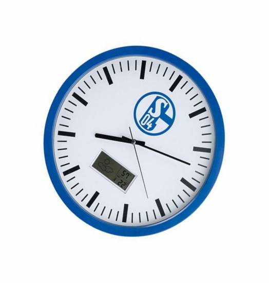 WOW Bundesliga Wanduhr Quartzuhr Aluminium Kunststoff Weihnachten