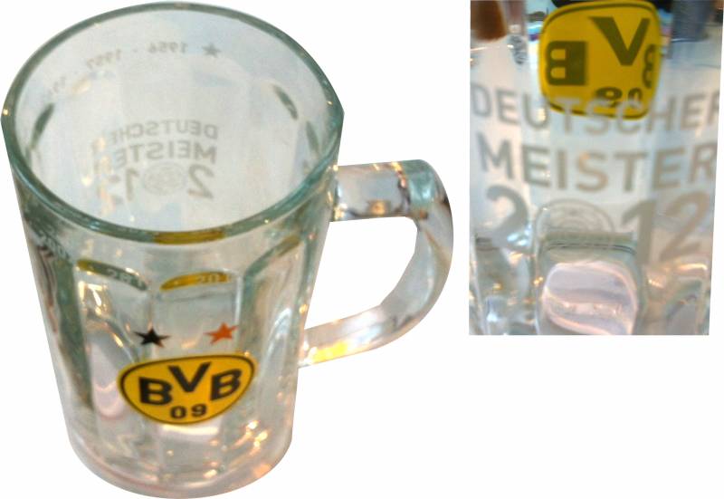 BVB Tasse Dortmund Meister 2012 0,4 l NEU Borussia Maxitasse