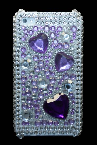 iPhone 4 4S Strass Bling Cover Diamond Glitzer Case Rhinestone Hülle 