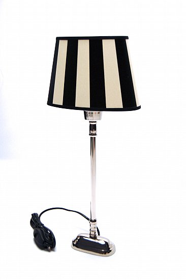 DESIGNER TISCHLAMPE TISCHLEUCHTE DESIGN LAMPE LEUCHTE Schwarz Weiss