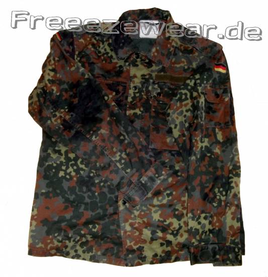 BUNDESWEHR FLECKTARN   FELDJACKE   FELDBLUSE ZUM WOW TOP PREIS