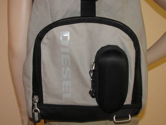 DIESEL JEANS RUCKSACK GRAU MESSENGER BACKPACK NEU