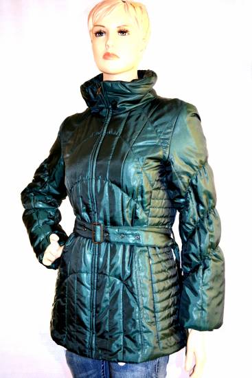 HEINE STEPPJACKE WATTIERT JACKE MANTEL GRÜN S M L 36 38 40 BC WOMEN