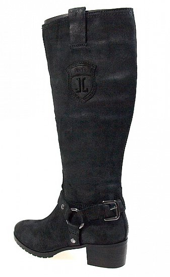 Jette Joop Emblem 2 Boot Lederstiefel Gr. 40 Wildleder Stiefel