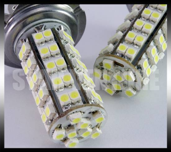 2x H7 68 SMD LED Birne Licht Auto Lampe 12V Xenon weiß  