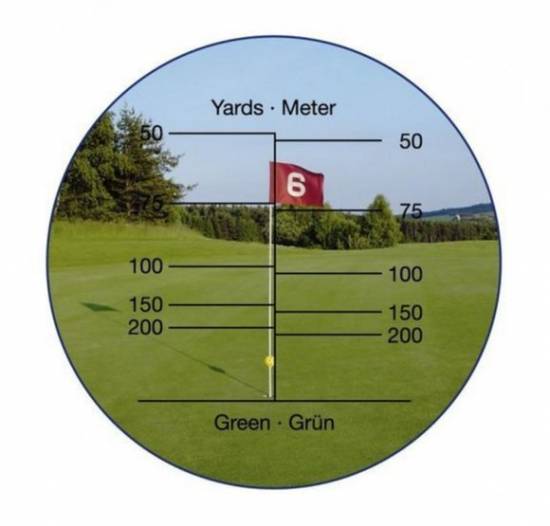Entfernungsmesser / Golf Teleskop   nützliches Zubehör in schöner