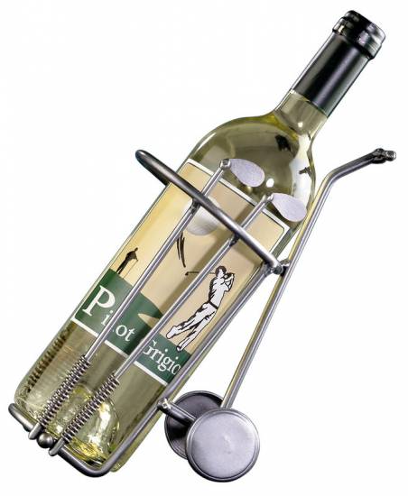 Weinflaschenhalter als Golfcaddy   Golfgeschenk Viele weitere