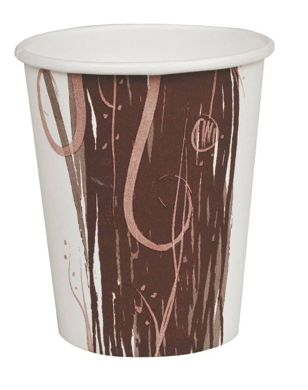 Coffee to go Becher Hartpapier PE beschichtet Doppelwandig 0,2l Becher