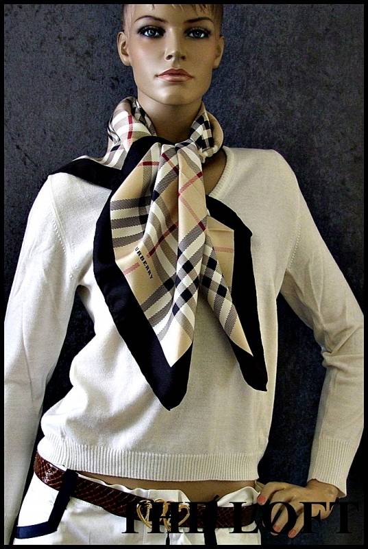 BURBERRY TUCH FOULARD SEIDE  WORLDWIDE